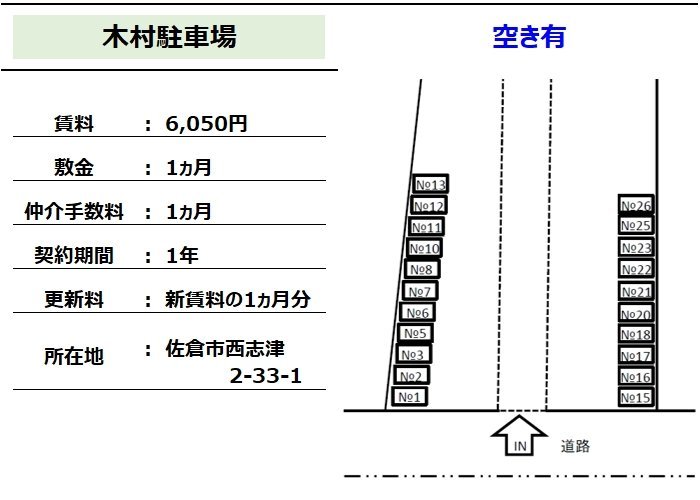 木村駐車場【空き有】